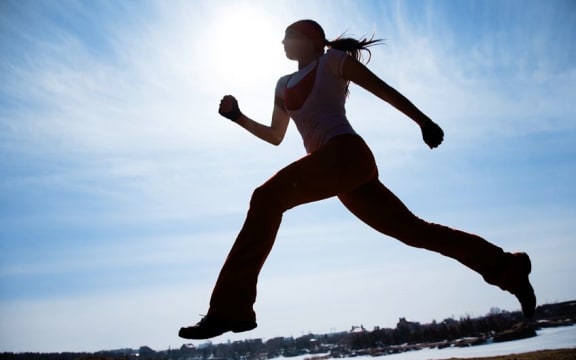 Female runner.