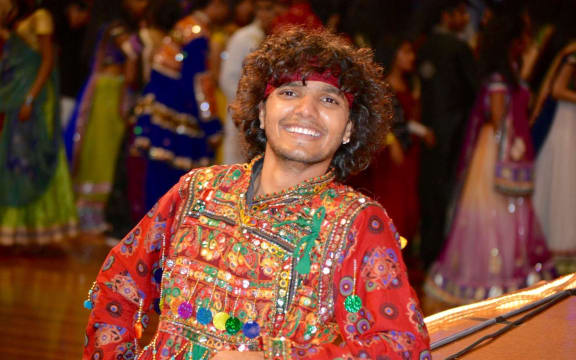 Ritesh Vaghela enjoys Navratri, or Nine Nights, Festival in New Zealand.