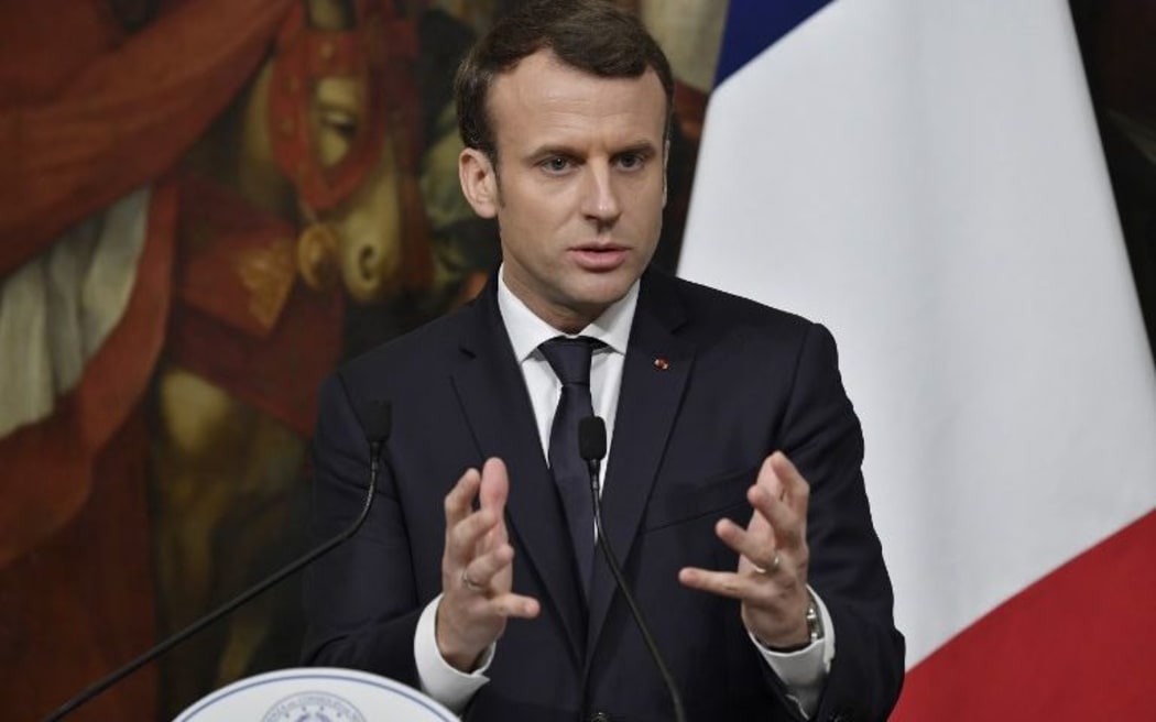France's President Emmanuel Macron.