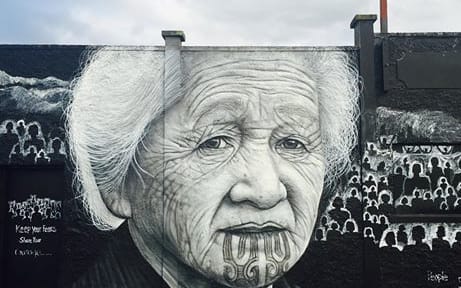 Hokimoana Te Rika-Hekerangi portrait was painted by artist Owen Dippie