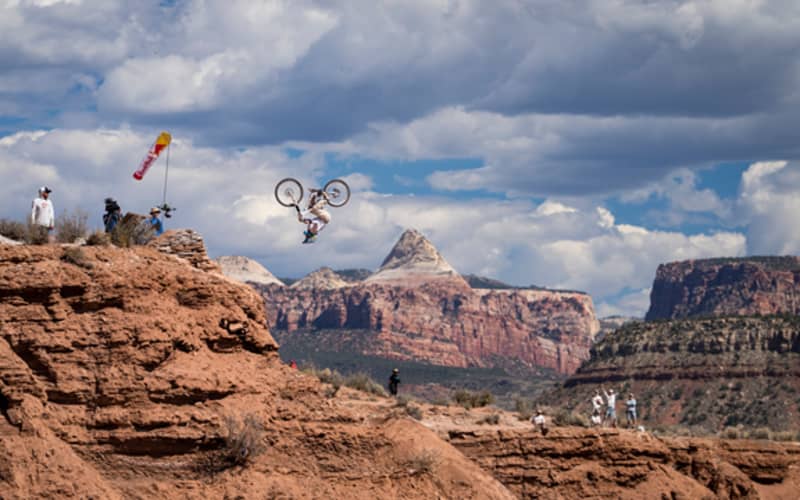 Rotorua's Robin Goomes again makes history at Red Bull Rampage mountain ...