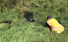 Waikato effluent sampling.