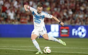 The Melbourne Victory forward Besart Berisha.