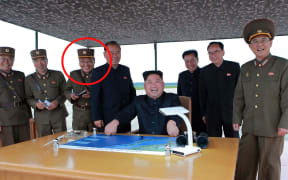 Kim Jong-sik (circled).