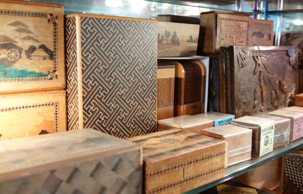 The most complicated puzzle box in Louis Toorenburg’s collection requires 72 moves, in the correct sequence, to open.