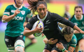 Mererangi Paul of New Zealand.
New Zealand Black Ferns v Ireland Women, 2024 WXV1 women’s rugby union match at BC Place, Vancouver, Canada on Sunday 29 September 2024.