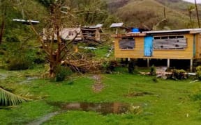 Damage from Cyclone Harold on Kadavu