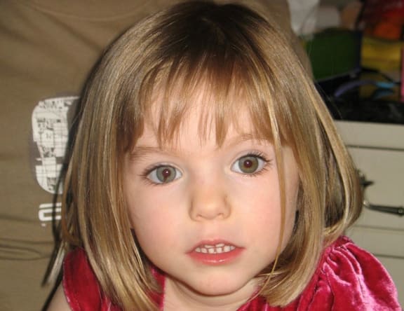 An undated handout photograph released by the Metropolitan Police in London on June 3, 2020, shows Madeleine McCann who disappeared in Praia da Luz, Portugal on May 3, 2007. -