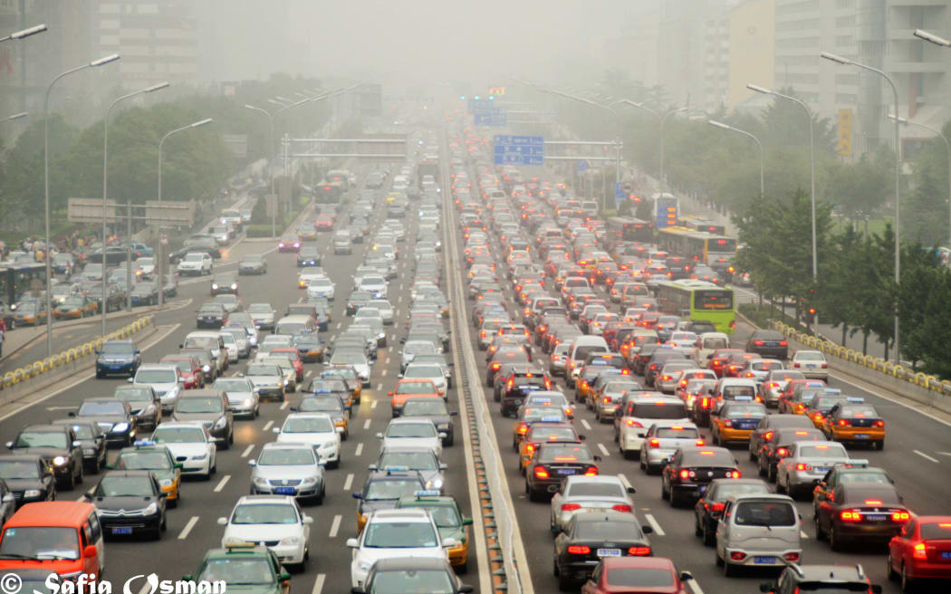 Traffic in Beijing.