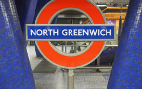 North Greenwhich station on the London underground.