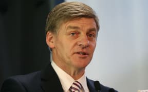 Bill English giving the pre-budget speech to the Wellington Chamber of Commerce.
