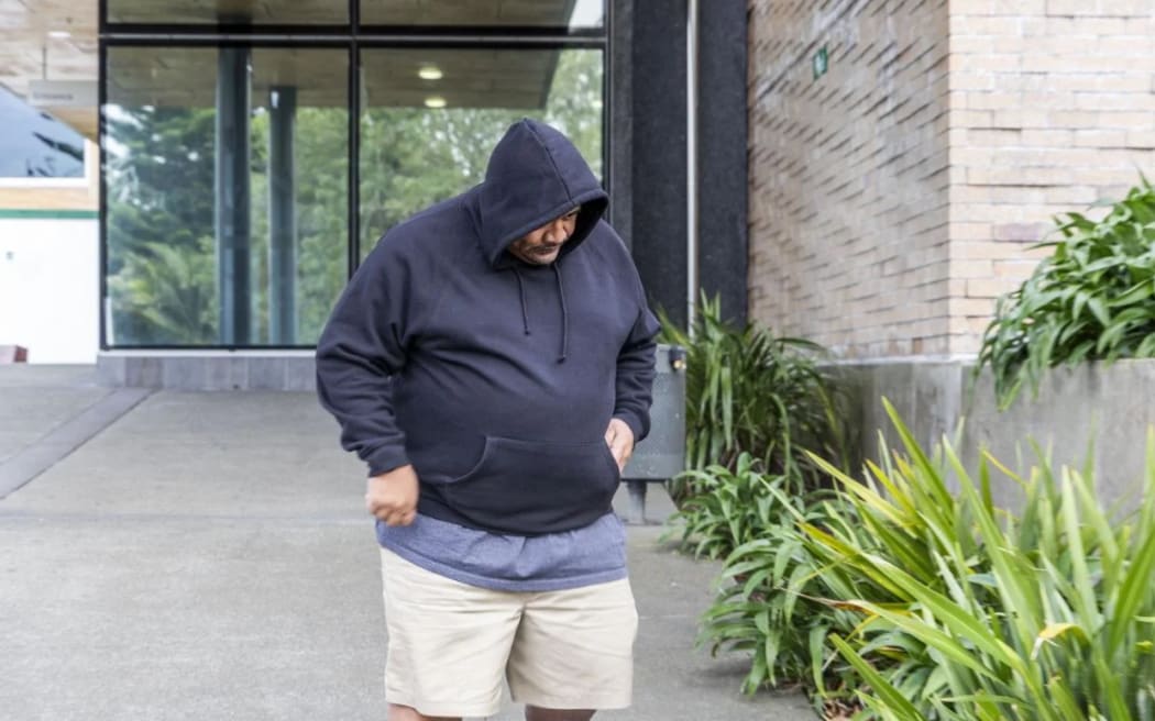 John Lomu, younger brother of Jonah Lomu, appears at the Manukau District Court, charged with importing drugs.