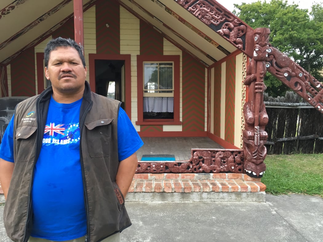 Zack at Pukehou Marae, Hawkes Bay