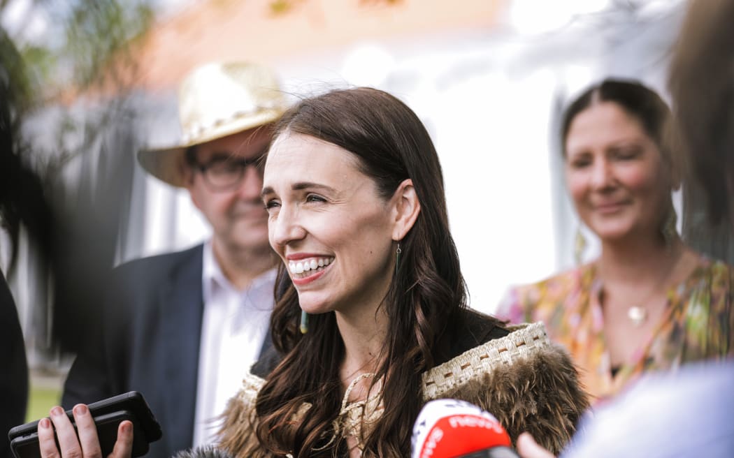 Jacinda Ardern at Rātana for final time as PM