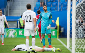 All Whites concede a goal to Russia at 2017 Confederations Cup.