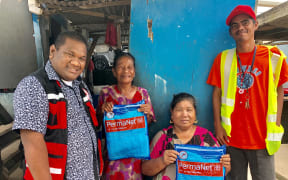 Red Cross volunteers have been active in distributing mosquito nets to residents in Ebeye (pictured) and Majuro as the dengue outbreak has continued for three months.