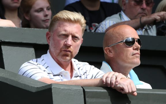 Boris Becker at Wimbledon in 2014.