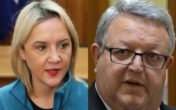 Nikki Kaye and Gerry Brownlee.