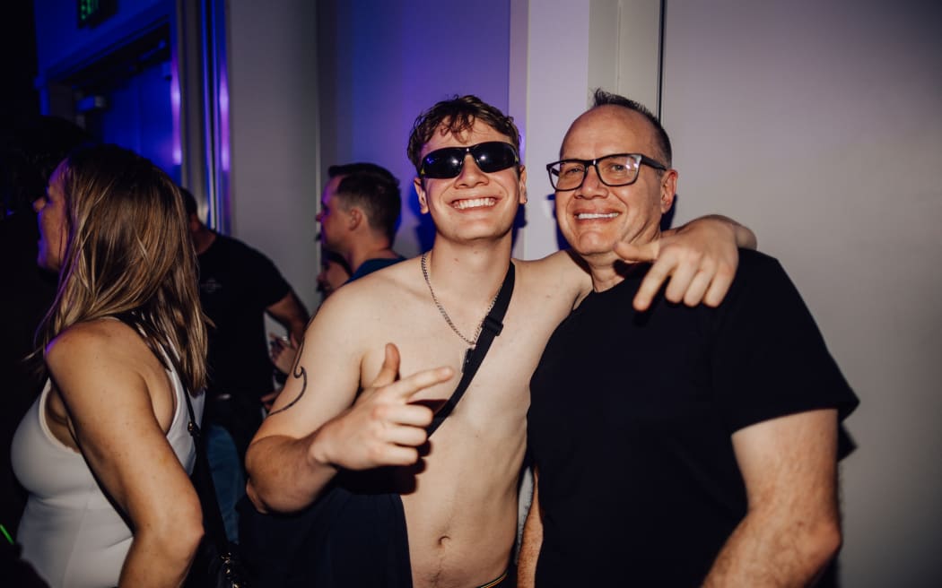 Happy punters at Camo and Krooked in Wellington.
