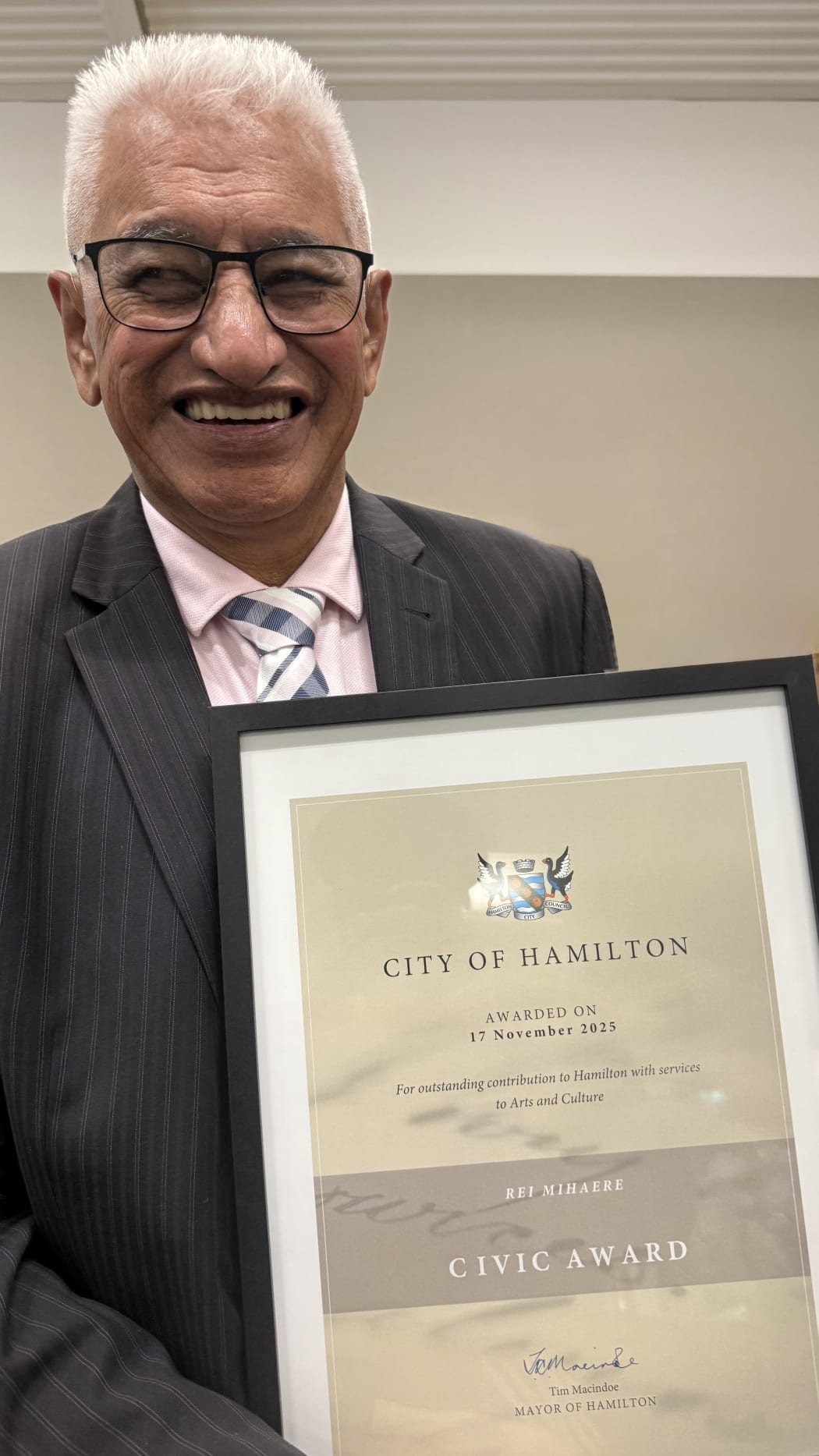 Master Carver Rei Mihaere