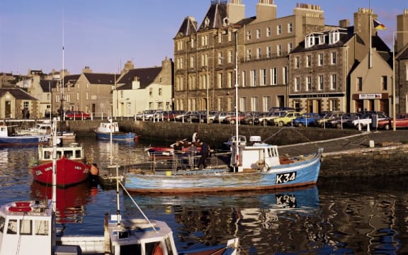 Kirkwall harbour, Mainland, Orkneys, Scotland, United Kingdom, Europe
