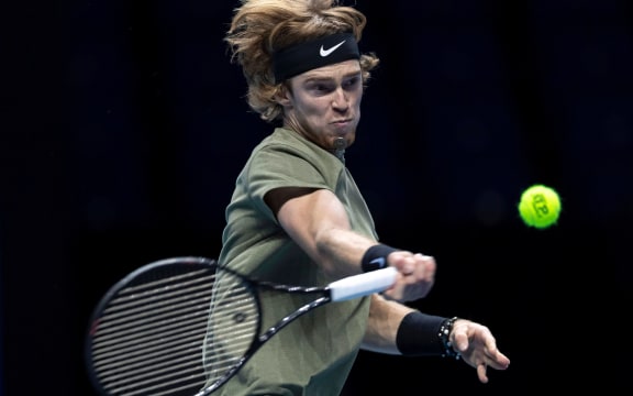 Russian tennis player Andrey Rublev.