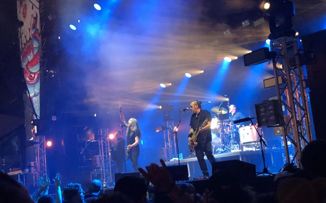 Shihad play their final gig (which turned out to be their penultimate gig), at Homegrown, on the Wellington waterfront, on 15 March, 2025.