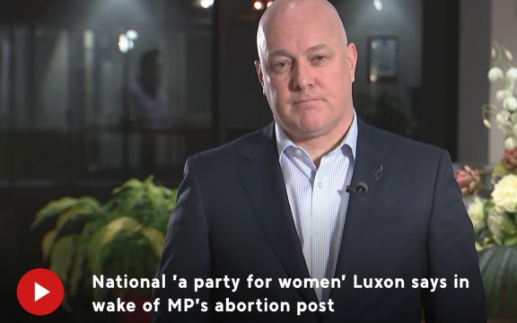 Christopher Luxon appears on TVNZ.