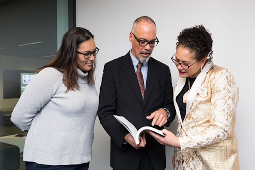 Paul Diamond with Lousia Wall MP and Ella Diamond.
