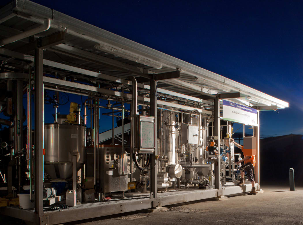 he Terax (Waste 2 Gold) pilot plant.