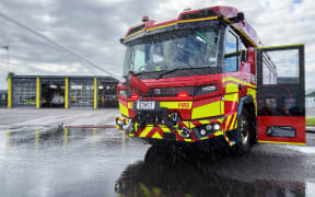 New Zealand's first electric fire truck is now ready to serve at Christchurch Airport.