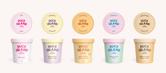 Duck island ice cream top