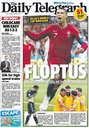 The media across the ditch have piled on to Optus over the streaming failure.