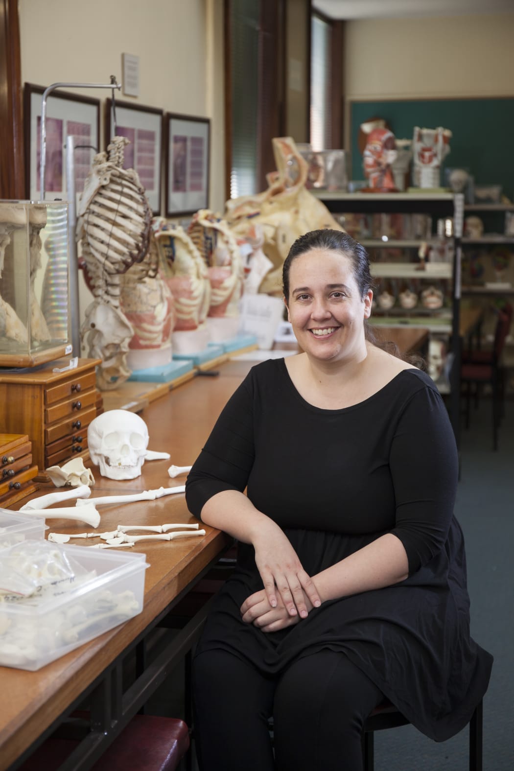 Associate Professor Sian Halcrow, a palaeopathologist from the University of Otago's Department of Anatomy.