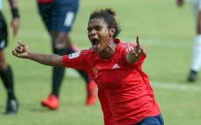 Ramona Padio scored twice in Papua New Guinea's comeback win.
