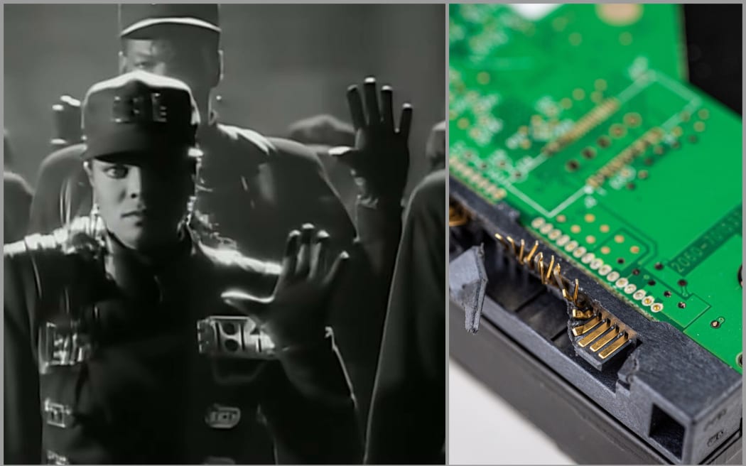Janet Jackson's Rhythm Nation, broken laptop