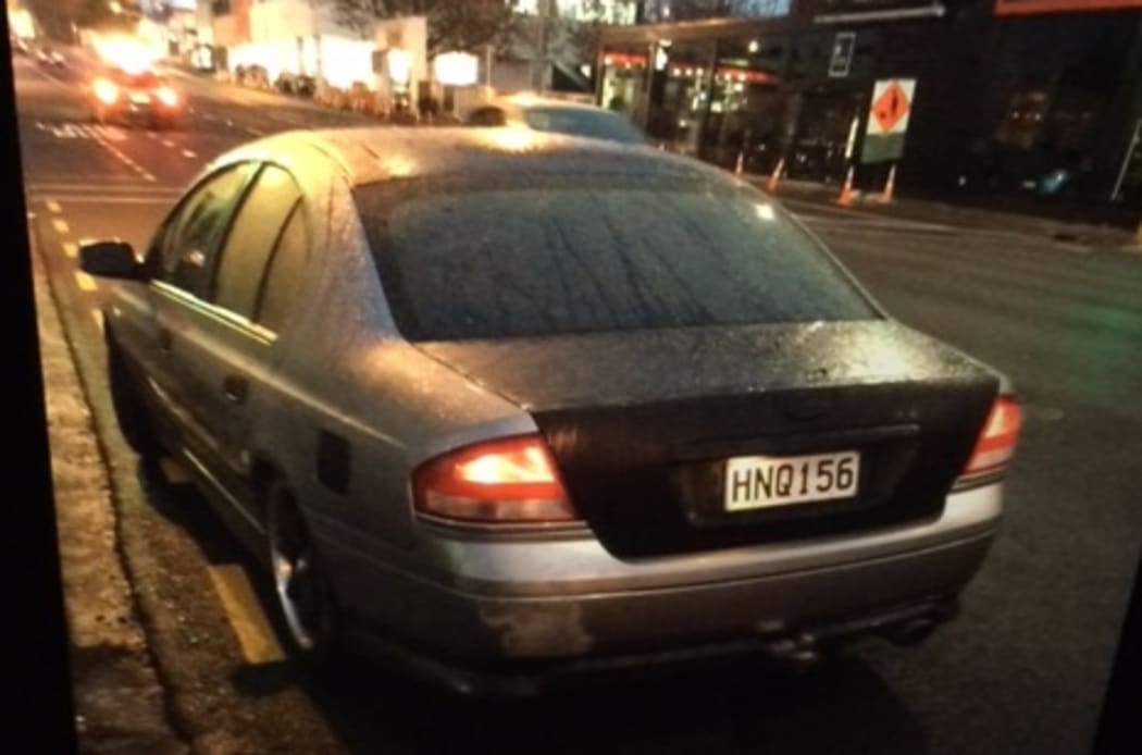 Police are looking for a 2017 silver Ford Falcon.