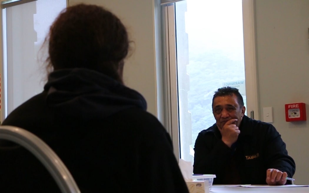 An alternative justice meeting at Te Pae Oranga.