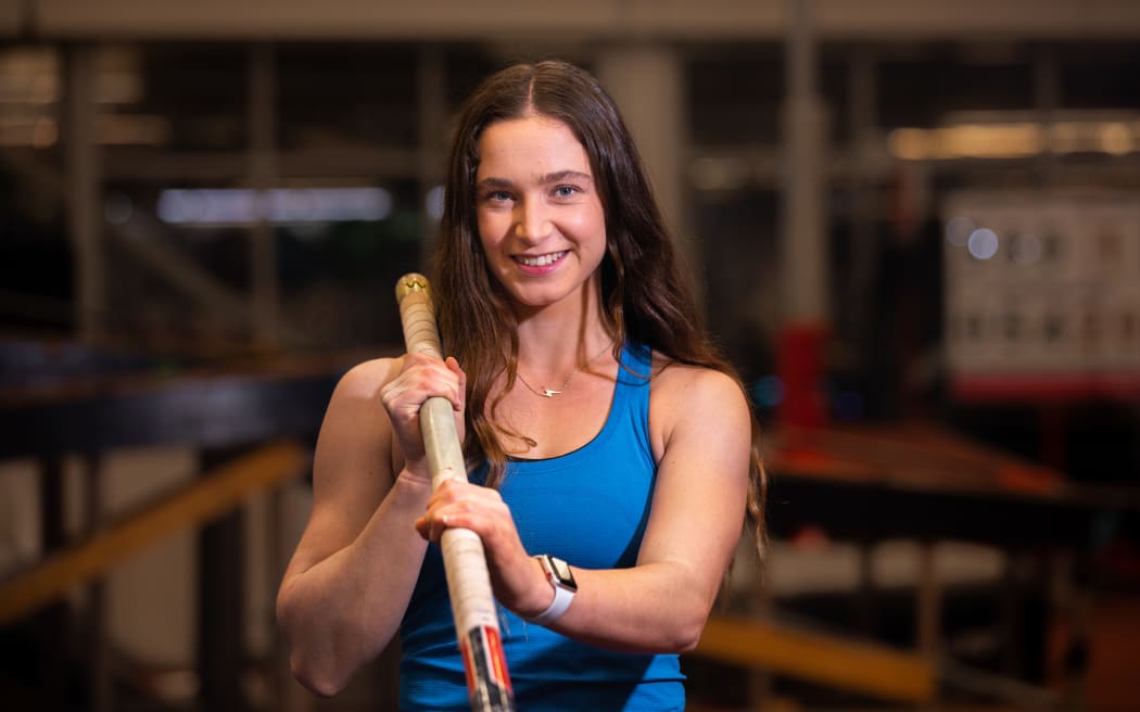 Pole vaulter Imogen Ayris