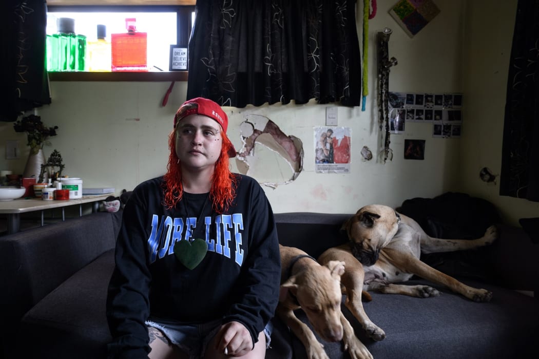 Tammara in "Syn City: New Zealand's Synthetics Drug Crisis"