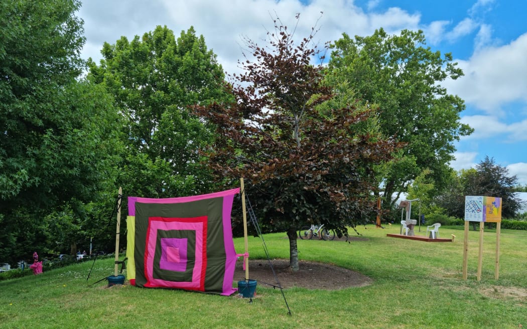 Works which are part of the Boon Sculpture Trail 2024 in Hamilton.