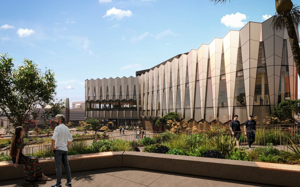 Artist's impression of Te Manawataki o Te Papa.