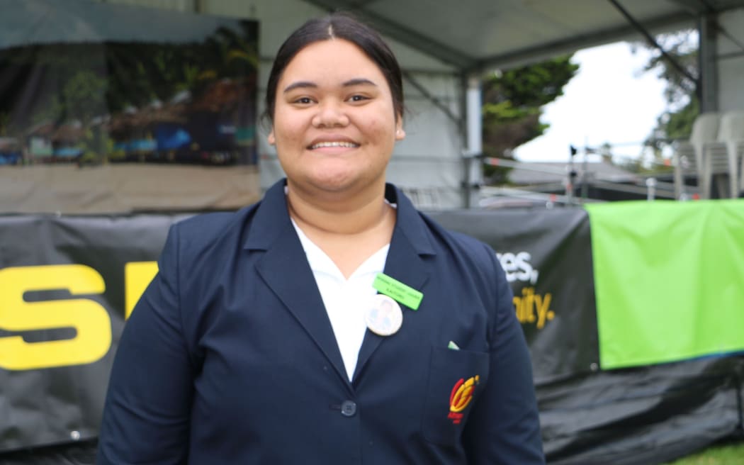 Tania Fau, Year 12 from Alfriston College, doubted herself when entering the Samoan speech competition and ended up taking first place.
