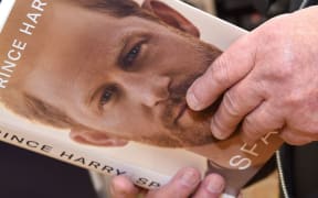 A copy of Prince Harry's memoir 'Spare'