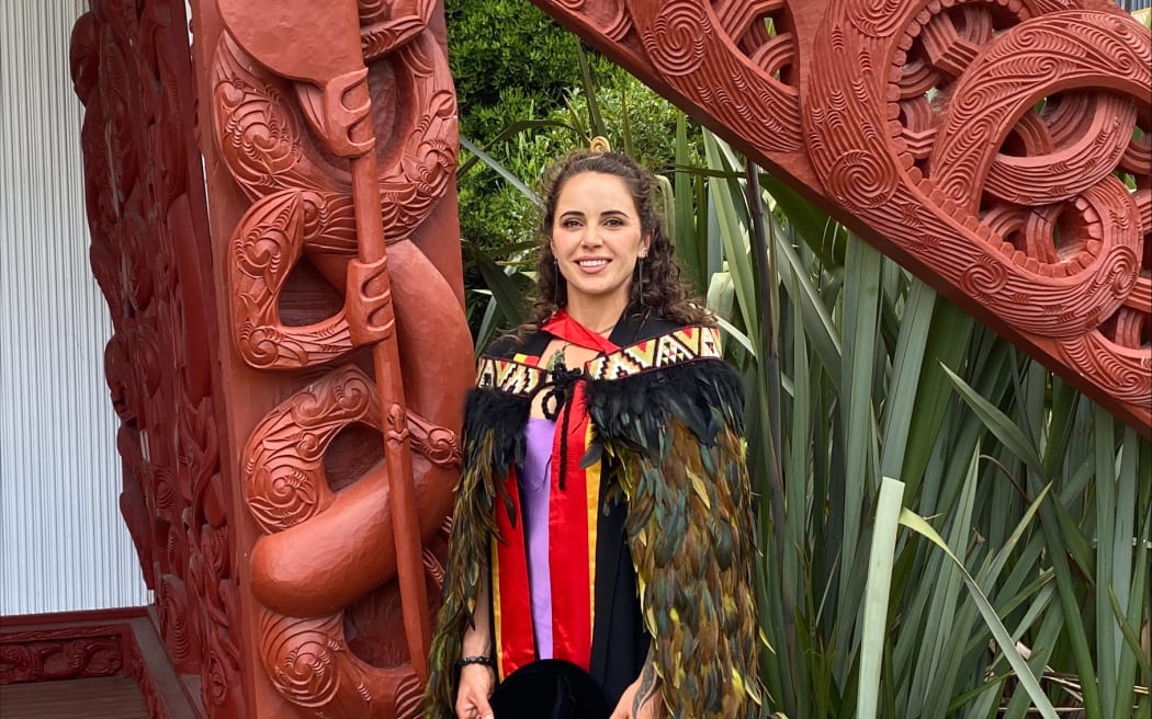 Dr Madeline Shelling (Ngāti Porou) from the Faculty of Medical and Health Sciences at the University of Auckland.