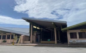 United Airlines suspended all air service to the Marshall Islands capital, Majuro, Wednesday this week for an indefinite period, citing unsafe conditions in the airport terminal building, pictured, that a two-year-old engineering report said is at "high risk" for collapse