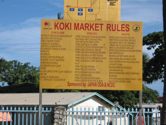 Koki Market, Port Moresby.