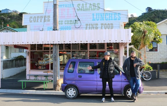 Mara TK and Troy Kingi with Purple Haze