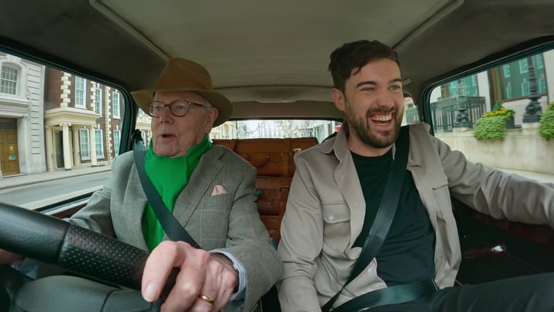 Michael and Jack Whitehall in Travels with My Father.