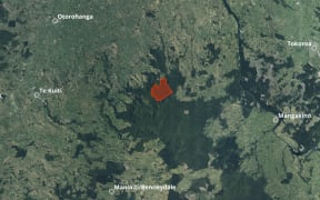 The area where the missing woman is believed to be.